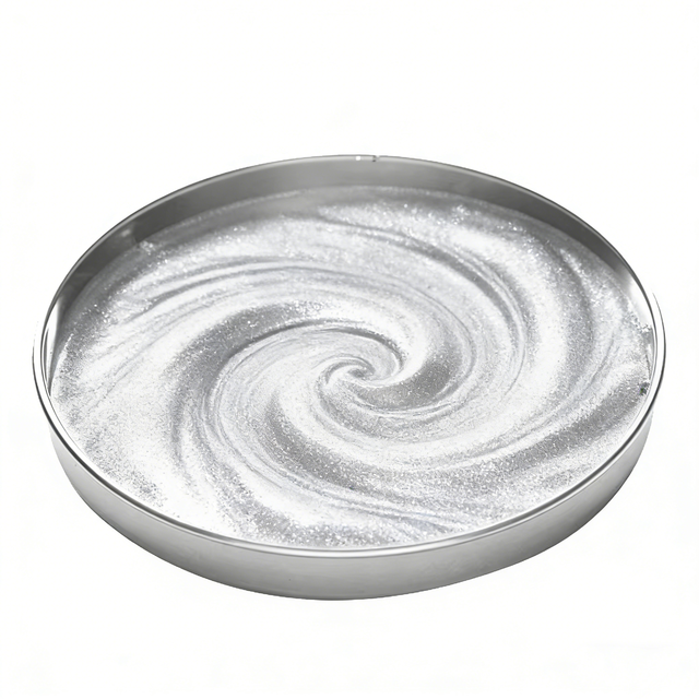 Superior Surface Coverage and Brightness VMP Vacuum Metallized Pigment Silver Paste with Excellent Chrome Effect for Inks