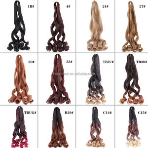 Customized Short Spiral Curly Hair French Curl Crochet Braids Synthetic Great Quality Deep Wave Braids Hair Extensions Hairstyle