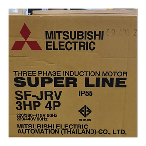 SF-<span class=keywords><strong>JRV</strong></span> มอเตอร์3HP 4P 220/380 SF-QRV 5HP 4P LT ใหม่และราคาเดิมไม่สามารถต่อรองได้จริง - Product Image 1