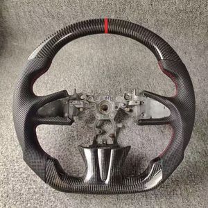 Volantes Deportivos de Fondo Plano para Infiniti Q50L QX50 QX60 Q60 <span class=keywords><strong>Q70</strong></span> Q30 <span class=keywords><strong>Q80</strong></span>, Volantes de Fibra de Carbono - Product Image 2