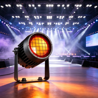 Projecteur de scène LED PAR 350W IP65 RGBALC 6-en-1 DMX à structure modulaire pour événements, concerts et clubs