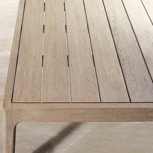 Servicio de una parada Muebles de exterior Sofá de jardín Silla de ocio de madera de teca maciza con cojín cómodo - Product Image 3