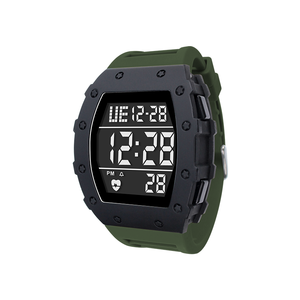 Đồng hồ kỹ thuật số điện tử hình vuông màu đen của trẻ em với màn hình hiển thị tuần sáng và chuyển động <span class=keywords><strong>LCD</strong></span> chống nước có tính năng báo động - Product Image 4