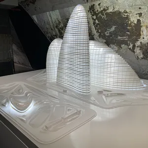 3d printing sample architectural abs plastic building rapid prototyping injection moulded