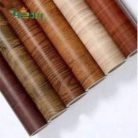 Papel Decorativo de Melamina con Textura de Madera para Muebles, Rollo de Papel de Melamina para Laminado de MDF