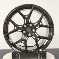 Jantes Antron forgées 5x120 5x112 5x1143 en alliage d'aluminium finition noire pour voitures de tourisme, grandes roues tout-terrain pour JDM M3 M4
