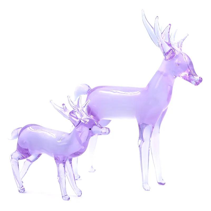 2024 New Arrival Glass Handmade Murano Lampwork Deer Figurine For Home Decoration