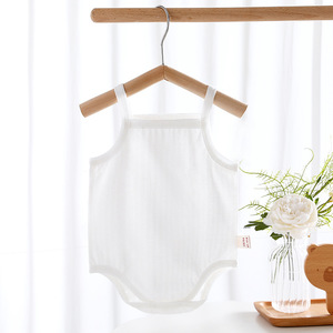 Body de Tirantes para Bebé, 100% Algodón, Delgado, Verano, Sin Mangas, Unisex, Tejido - Product Image 3