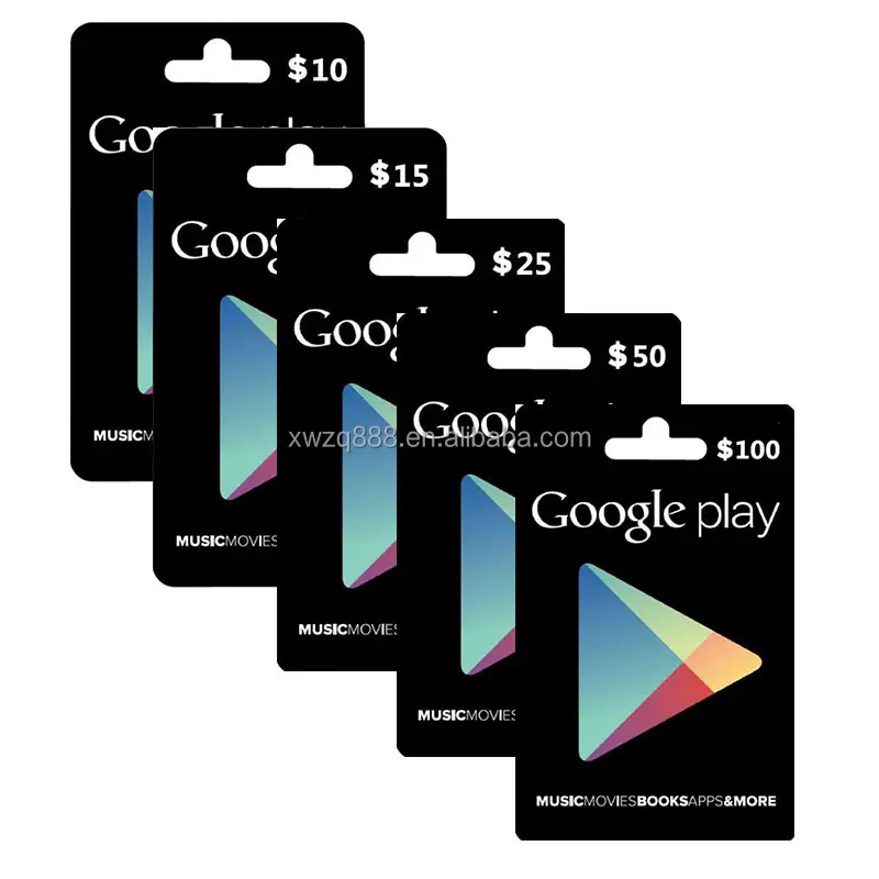 $100 Googleplayリチャージアカウント