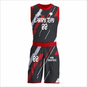 Uniforme de basket-ball personnalisé bas quantité minimale de commande uniforme de basket-ball le plus vendu uniforme de basket-ball à usage extérieur - Product Image 2