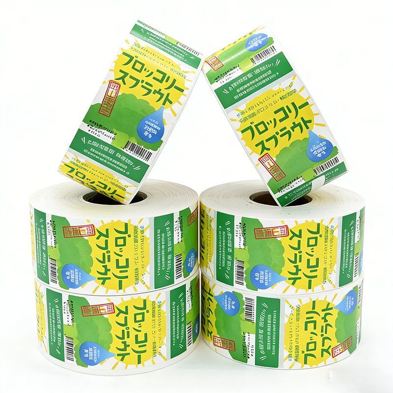 Custom Food Label logo Self-adhesive Stickers Custom Waterproof Vinyl Fruit Juice Beverage Bottle Printingluxurypackaging Labels