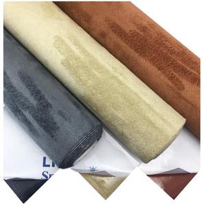 LS834 Fornitura di Fabbrica: Pelle Scamosciata Adesiva Elastica su Quattro Lati per Modifica Interni Auto e Decorazione Mobili - Product Image 1