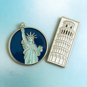 מגנט למקרר מזכרת עירונית מותאמת אישית מסגסוגת אבץ, מזכרת נסיעות ייחודית - Product Image 1