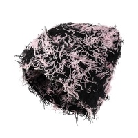 Bonnet Rétro Unisexe Sans Bord en Tricot Chaud d'Automne avec Broderie 3D Personnalisée – Casquette Tendance pour Hommes et Femmes