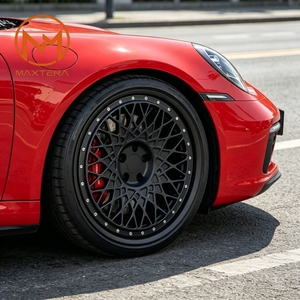 Jantes de voiture de tourisme Maxtera forgées sur mesure noires style 501 FMR pour Porsche 911 BMW M2 M3 M4 Audi <span class=keywords><strong>RS</strong></span> S7 GT-R Supra AMG en alliage - Product Image 4