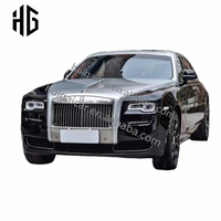 Kit carrosserie pour Rolls-Royce Ghost Gen1 à Gen3, comprenant pare-chocs avant, calandre, capot et ailes latérales en plastique.