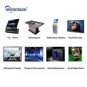 Ingscreen 32 43 49 55 65 70 75inch nhà máy bán hàng trực tiếp đa cảm ứng Plug and Play IR <span class=keywords><strong>Overlay</strong></span> Kit tương tác cảm ứng hồng ngoại khung - Product Image 3