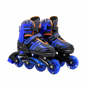 Rueda Flash ajustable para niños, patines de hoja de patinaje en línea ajustables, novedad, venta al por mayor - Product Image 3