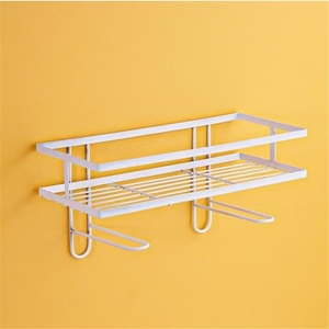 Estante de esquina sin perforaciones para inodoro, organizador de artículos de baño, estante multifuncional para tanque de agua, almacenamiento de doble capa de aleación de zinc - Product Image 2