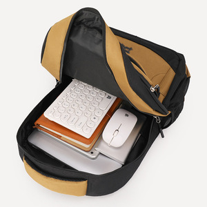 Decai Men's Casual <b>Backpack</b> 14 Inch Laptop <b>Large</b> Capacity School Travel Bag For Teenagers - Product Image 3