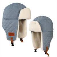 Gorro Ushanka QJ OEM Personalizado con Logotipo, Gorro Lei Feng para Niños, Grueso y Cálido, para Exteriores, a Prueba de Viento, Protección para los Oídos, para Ciclismo y Esquí
