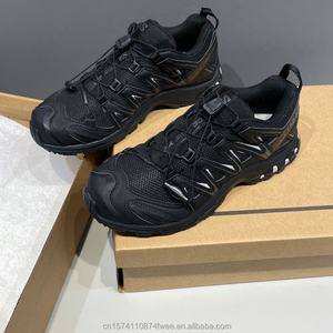 Botas de senderismo de cuero transpirables impermeables de diseño elegante para hombre y mujer, peso ligero para caminar al aire libre, Verano - Product Image 6