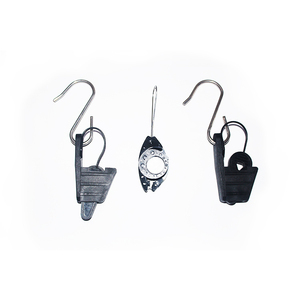 Collier de serrage pour câble de descente en fibre optique en acier et nylon pour télécommunications environnementales en Chine avec clip - Product Image 6
