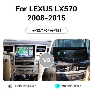 MOOKAKA10.25インチカーラジオforLexusLX570 2008-2015カーDVDプレーヤーマルチメディアビデオプレーヤーGPSナビゲーションカーオーディオ - Product Image 2