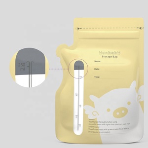 Bolsas Desechables para Almacenamiento de <span class=keywords><strong>Leche</strong></span> <span class=keywords><strong>Materna</strong></span> con Logotipo Personalizado, Impresión por Grabado, Grado Alimenticio, a Prueba de Fugas, con Escala y Boquilla - Product Image 4