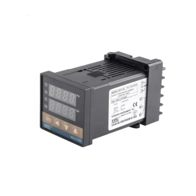 REX-C100 Digital PID Temperature Controller Thermostat SSR Output Max.40A SSR Relay K Thermocouple Probe High Quality