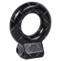 Anneau de fixation robuste de 24 000 LBS - Anneau de remorquage industriel en acier forgé pour remorques agricoles et utilitaires