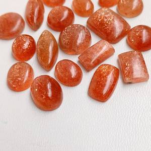 Cabujón de piedras preciosas sueltas de grado de exportación, cabujón de piedra solar artesanal con brillo Natural, piedra preciosa vibrante para uso en la fabricación de joyas - Product Image 5