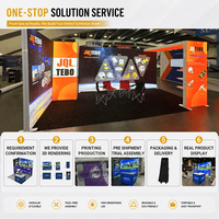 Stand Fieristico Modulare dal Design Creativo, Facile Installazione, Espositore per Fiere, Supporto di Fabbrica per Acquirenti Globali