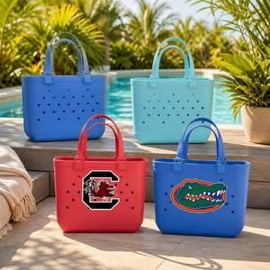 Bolso de <span class=keywords><strong>Playa</strong></span> Personalizado de EVA, Bolso de Goma EVA, Bolso Tote de Goma Personalizado, Venta al por Mayor, Impermeable, Regalos de Verano DIY - Product Image 3