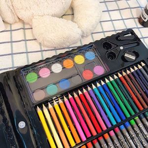 Juego de 150 Piezas de Lápices de Colores en Gel, Crayones, Acuarelas, Caja de Pintura Personalizable, Material ABS, Juego de Arte para Niños - Product Image 5