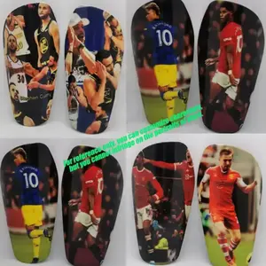 Espinilleras de fútbol personalizadas de alta calidad, Protector de piernas, espinilleras de fútbol