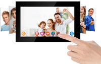 Vidéophone intelligent à 2 moniteurs 7 pouces avec Tuya sans batterie pour système de vidéophone à double écran pour deux logements