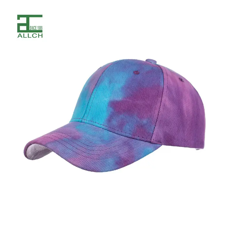 ALLCH Custom Unisex Personalized Retro Outdoor Colorful Hats Vintage Tie Dye Embroidery Dad Hat Tie Dye Baseball Caps