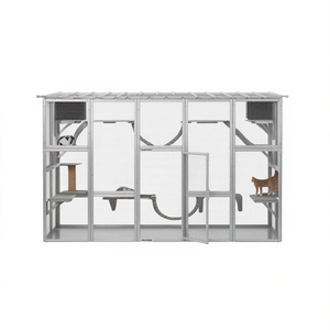 Árbol para Gatos de 4 Niveles, Metálico, Moderno, para Interiores, Divertido y Cómodo para Felinos - Product Image 1