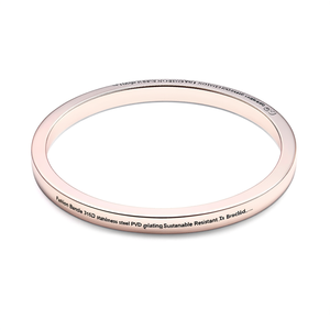 Brazalete de Moda en Acero Inoxidable 316L con Baño de Oro PVD, Joyería Sostenible y Resistente - Product Image 2
