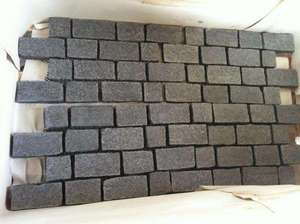 Tùy chỉnh Trung Quốc g684 Granite tự nhiên Cobble sàn đá lát gạch Đen <span class=keywords><strong>basalt</strong></span> ngoài trời đường lái xe chia đá cuội sỏi - Product Image 5
