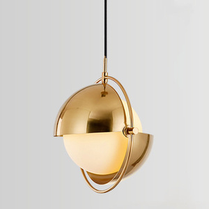 Lámpara Colgante Pequeña de Estilo Nórdico Dorada, Lámpara de Lujo para Restaurante, Bar, Mostrador, Hotel, Catering, Dormitorio, Lámpara de Noche de Diseño - Product Image 1