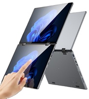 Tablet Laptop layar sentuh 14 inci, Notebook Intel N100 16G DDR5 128GB + 256GB Notebook pendidikan sekolah baru