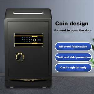 동전 작동식 안전 홈 오피스 지문 비밀번호가 있는 저금통 저금통 - Product Image 5