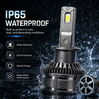 Ampoule de phare LED H1 pour conduite de nuit, 130W, 12500LM, 12V, lampe de remplacement, protection étanche IP65 intégrée, universelle