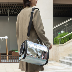 Sac de transport pour oiseaux Moorpet, sac pour sunbirds, sac pour cockatiels et perruches, sac bandoulière transparent, petit sac de transport pour animaux de compagnie. - Product Image 3