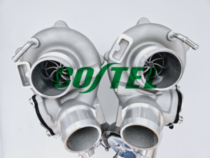 เทอร์โบชาร์จเจอร์ F150อัปเกรด3.5L F-150สำหรับ EcoBoost ระยะ2 41มม. ซูเปอร์คอร์1คู่550HP CL3Z-6K682-C CL3Z-6K682-D 2011-2012 - Product Image 2
