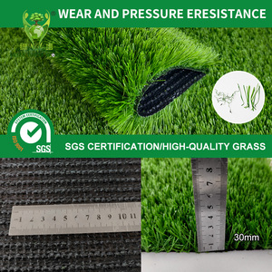 <span class=keywords><strong>Gazon</strong></span> artificiel réaliste à haute densité avec une hauteur de poils de 30 mm, pelouse synthétique pour jardin, cour arrière, décoration paysagère - Product Image 5