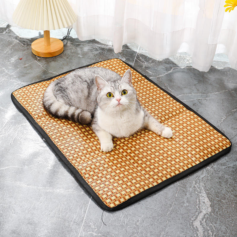 Three-layer thickened summer mat