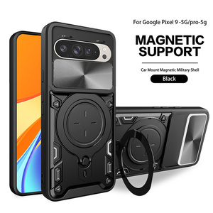 Funda Protectora para Teléfono con Soporte Magnético Ajustable de Metal para <span class=keywords><strong>Google</strong></span> <span class=keywords><strong>Pixel</strong></span> 10 9 Pro XL/9 8 7 <span class=keywords><strong>6</strong></span> Pro/9A/10A - Product Image 2